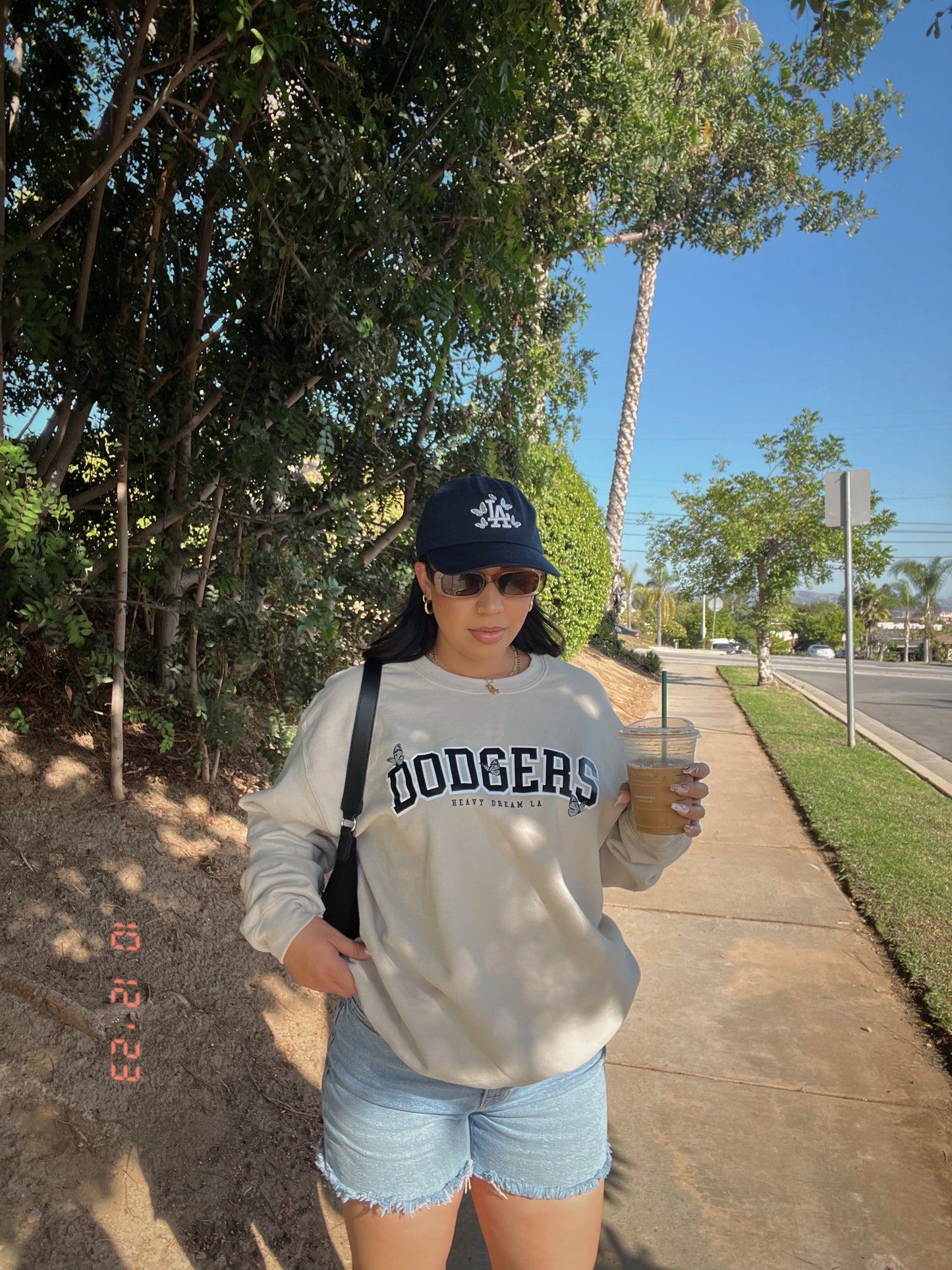 LA BUTTERFLY DAD CAP | NAVY/WHITE