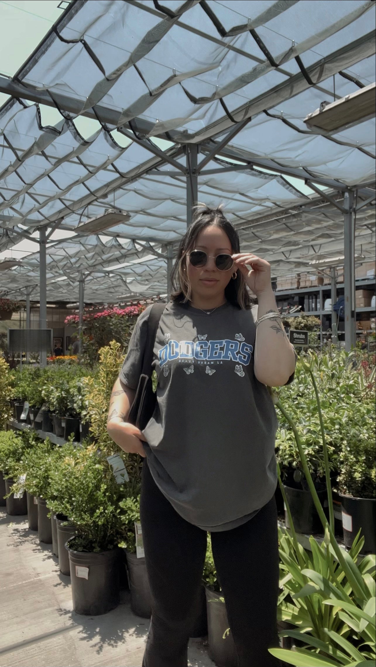 DODGERS BUTTERFLY TEE