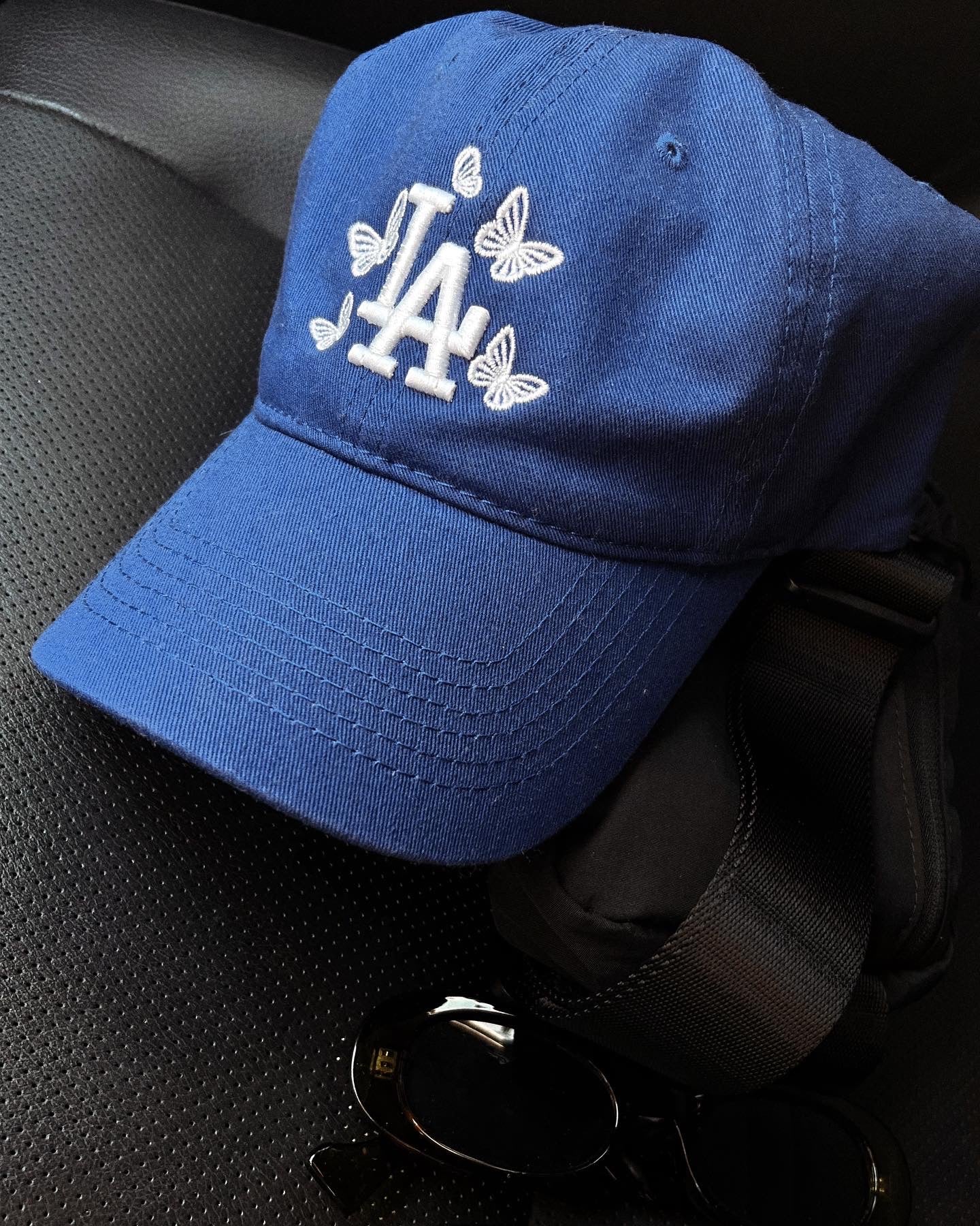 LA BUTTERFLY DAD CAP| LA BLUE